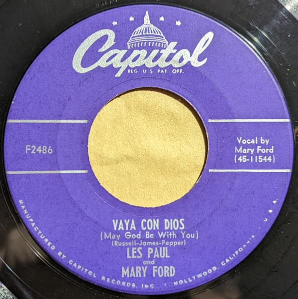 Les Paul And Mary Ford — Vaya Con Dios / Johnny (Is The Boy For Me)